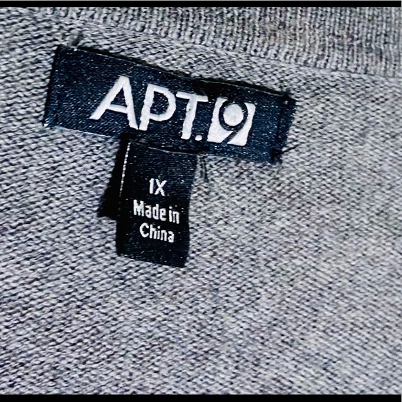 APT.9 Sequin Open Front Belted Cardigan - Picture 4 of 5